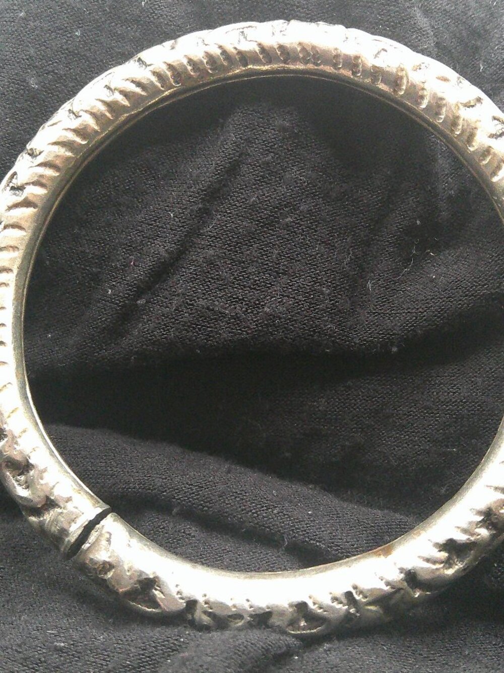 Silvertone Bangle Bracelet